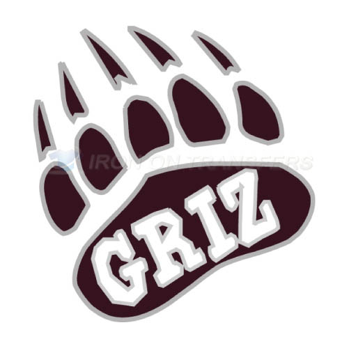 Montana Grizzlies Logo T-shirts Iron On Transfers N5170 - Click Image to Close